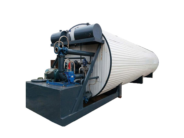 Fuel and gas-fired asphalt tank
